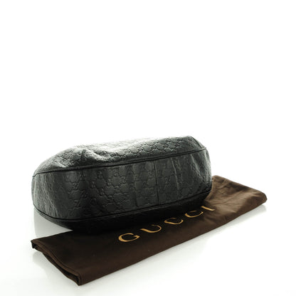 Gucci Guccissima Large New Ladies Web Hobo Black 4 of 7