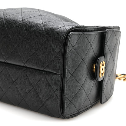 Chanel Caviar Quilted Small Chanel 25 Handbag Black 9 of 9
