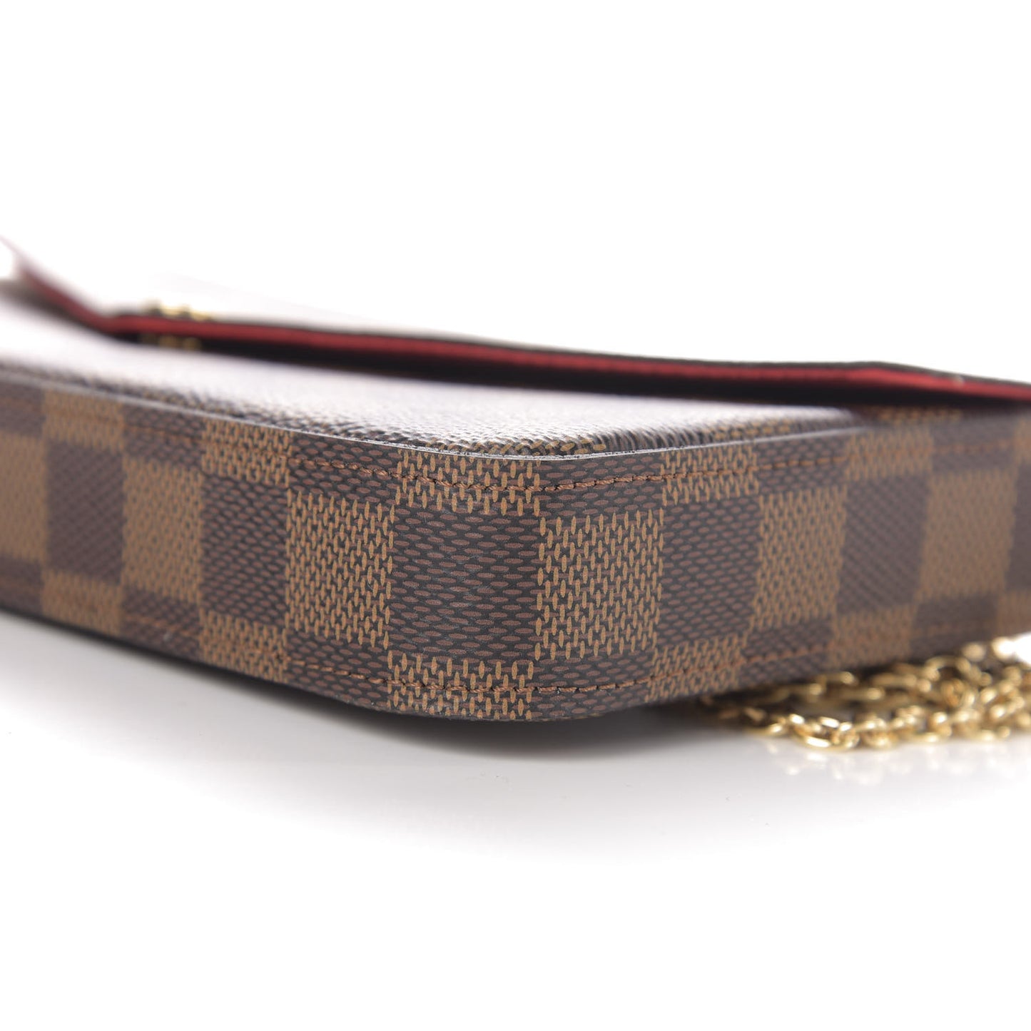 Damier Ebene Pochette Felicie Chain Wallet