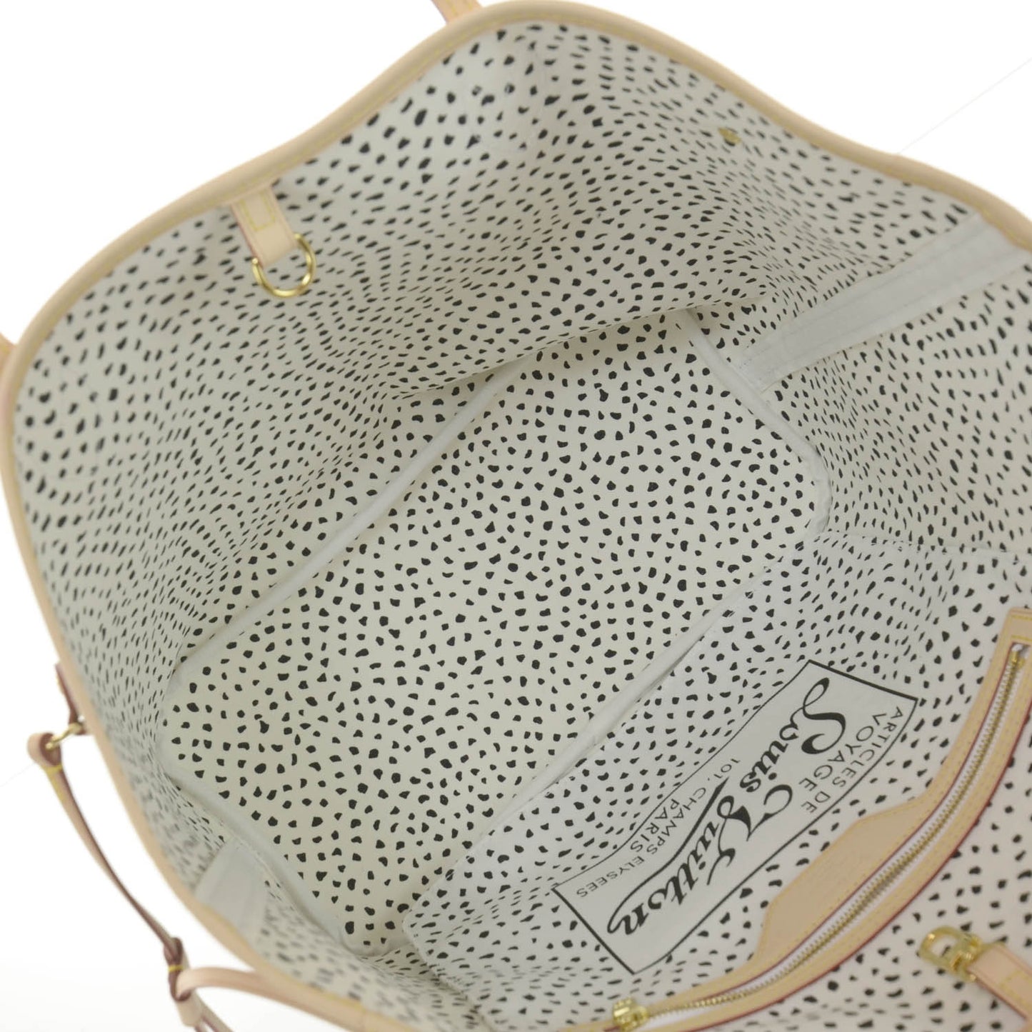 Monogram Kusama Waves Neverfull MM White