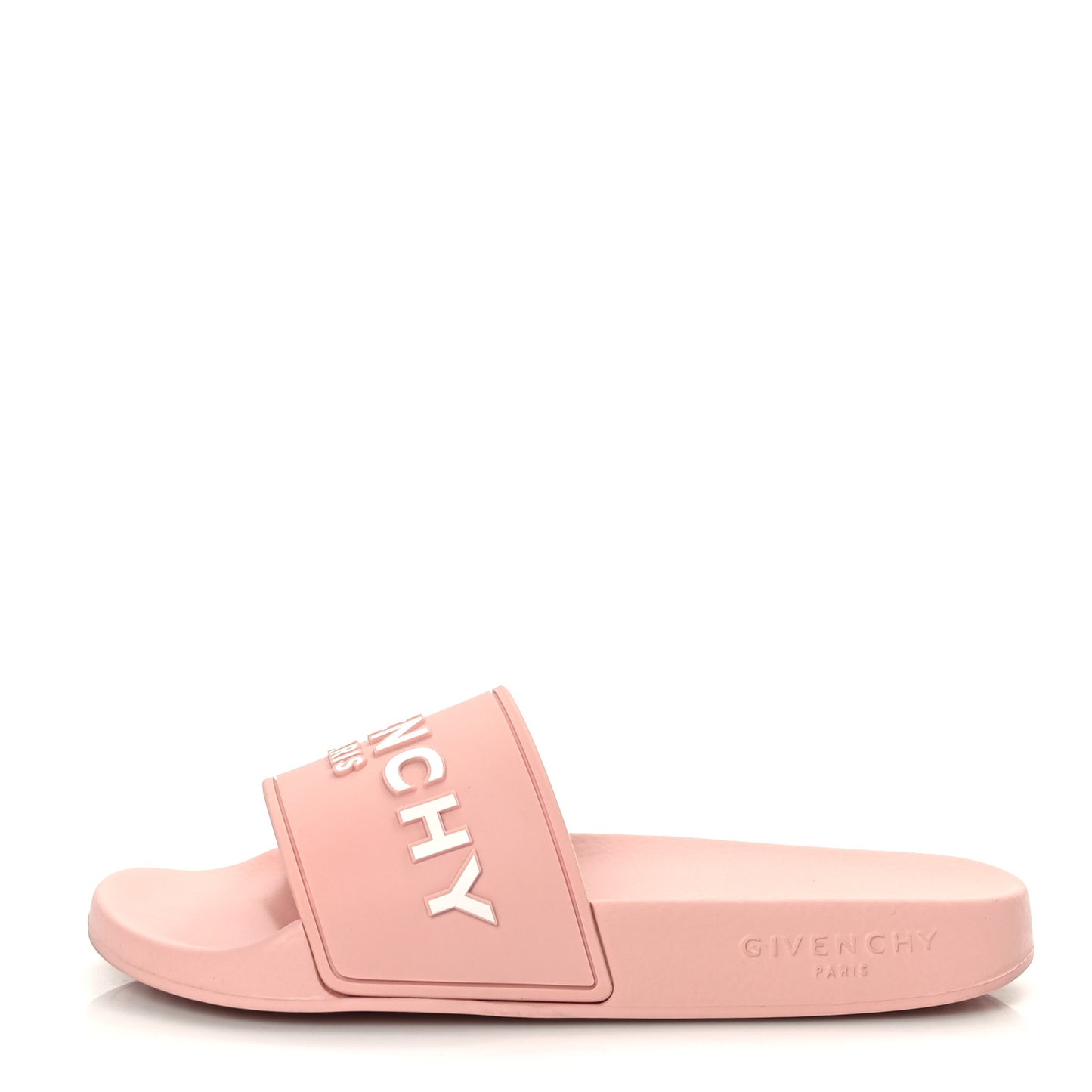 Rubber Womens Logo Womens Pool Slides Sandals 36 Nude Pink