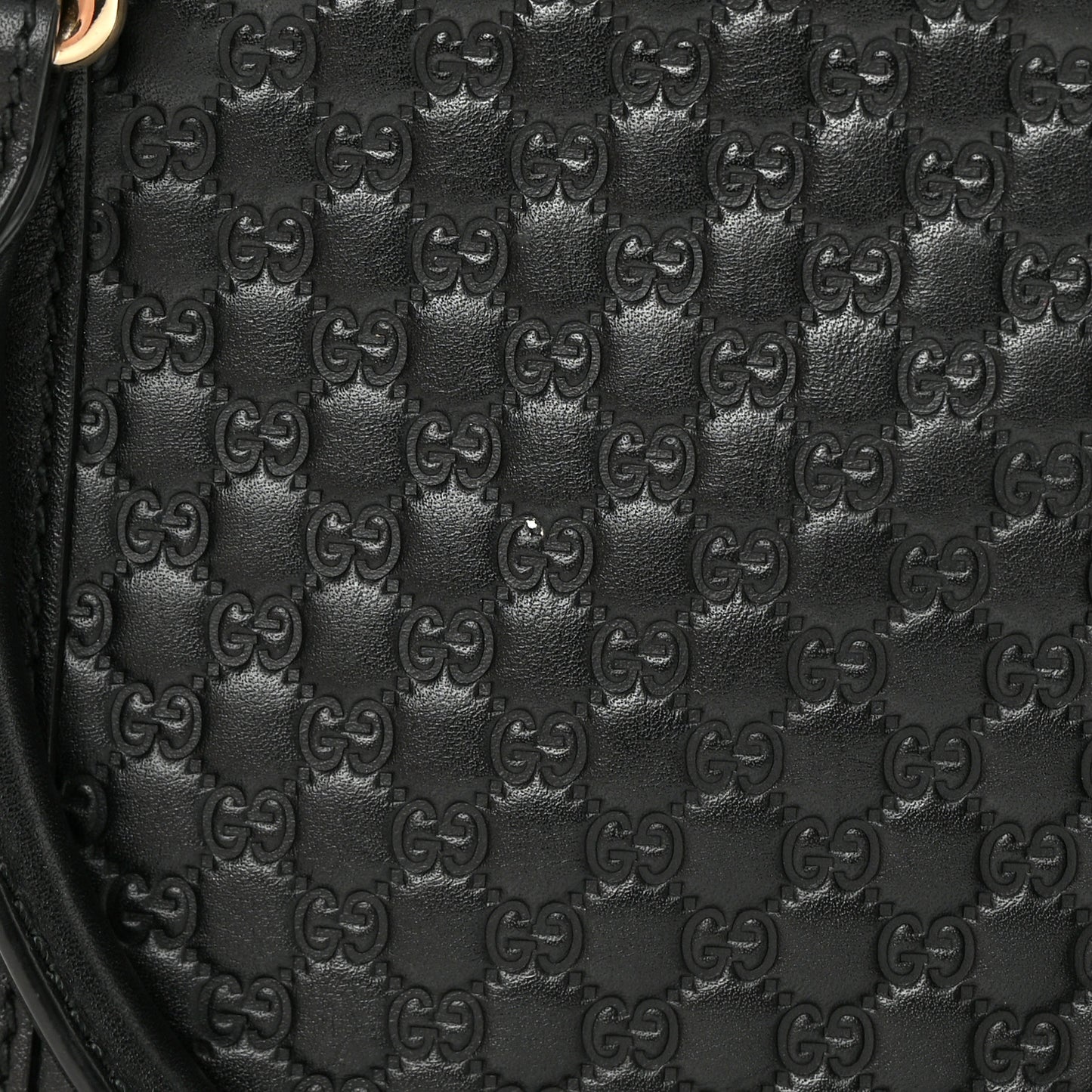 Microguccissima Mini Dome Bag Black