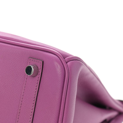 Hermes Epsom Birkin 30 Cyclamen 36 of 39