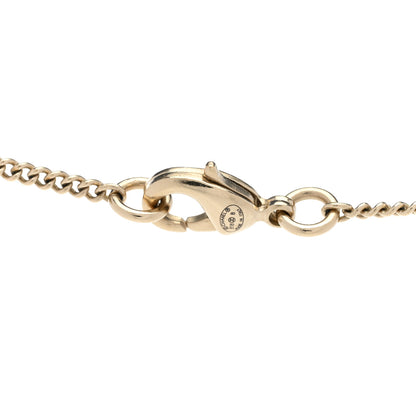 Chanel Crystal Pearl Twisted CC Drop Necklace Gold 5 of 6