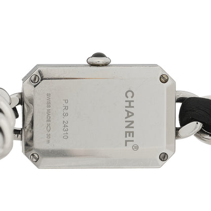 Chanel Stainless Steel Lambskin 16mm Premiere Rock Triple Row Quartz Watch Black 4 of 4