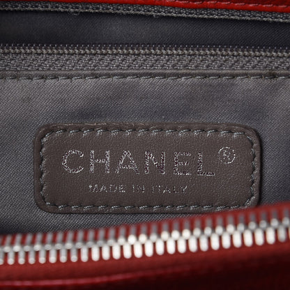 Chanel Caviar Quilted Grand Shopping Tote GST Red 6 of 7