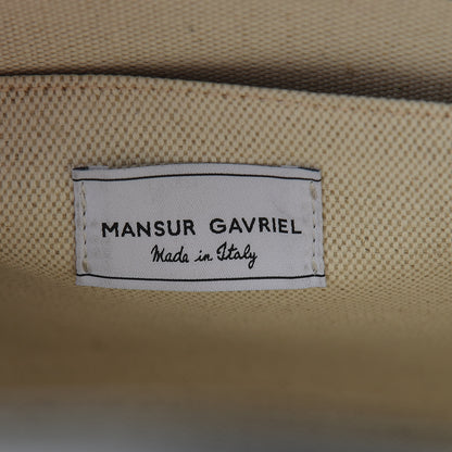 Mansur Gavriel Vegetable Tanned Calfskin Sun Bag Black 7 of 13
