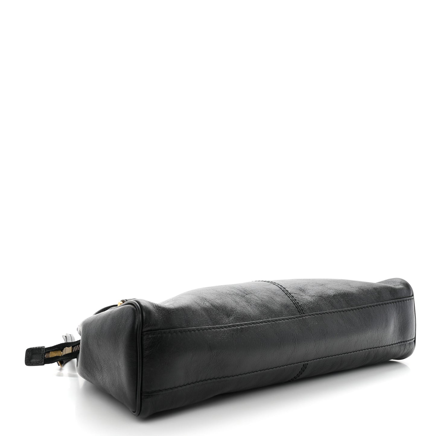 Calfskin Medium Re(Belle) Top Handle Bag Black
