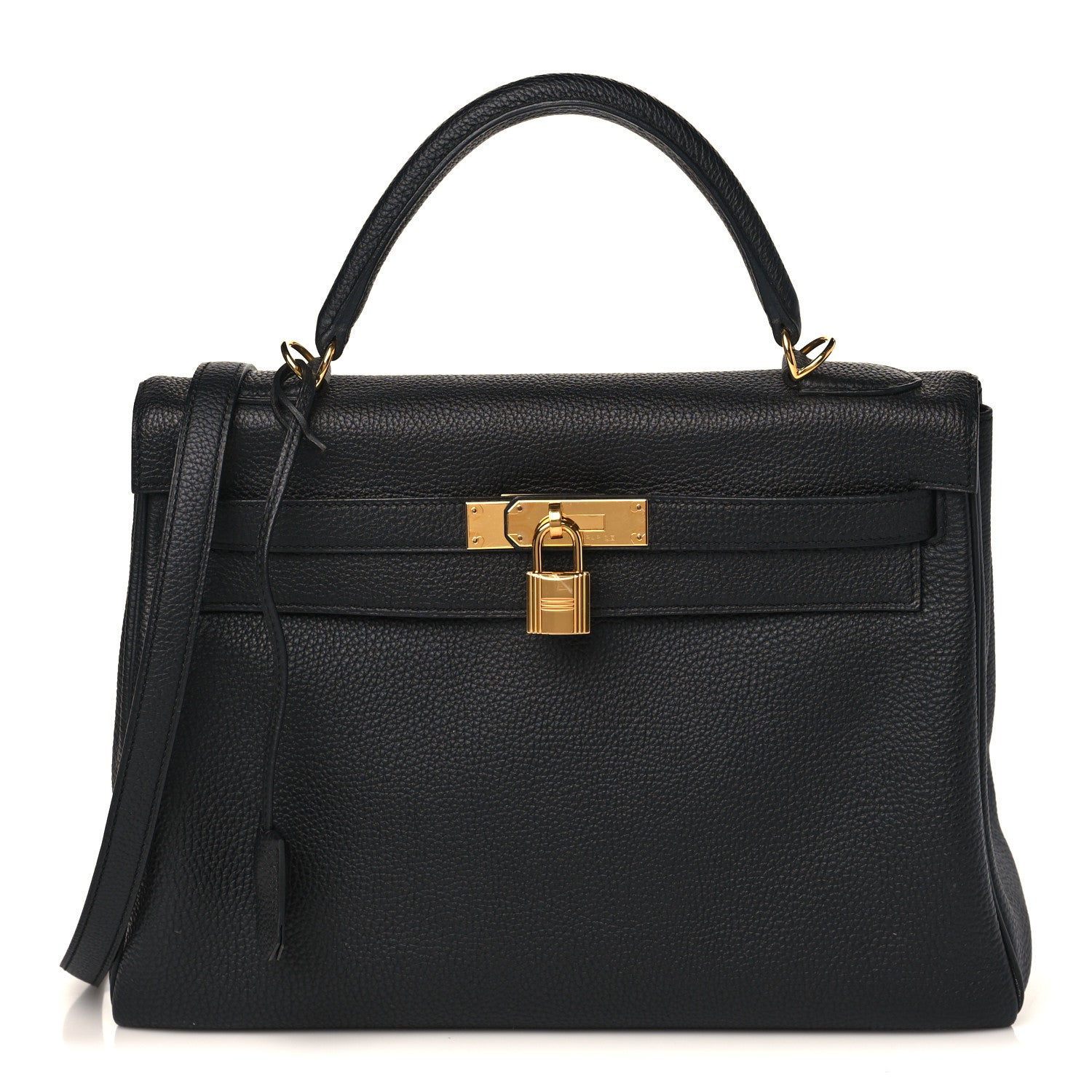 Hermes Togo Kelly Retourne 32 Black 1 of 9
