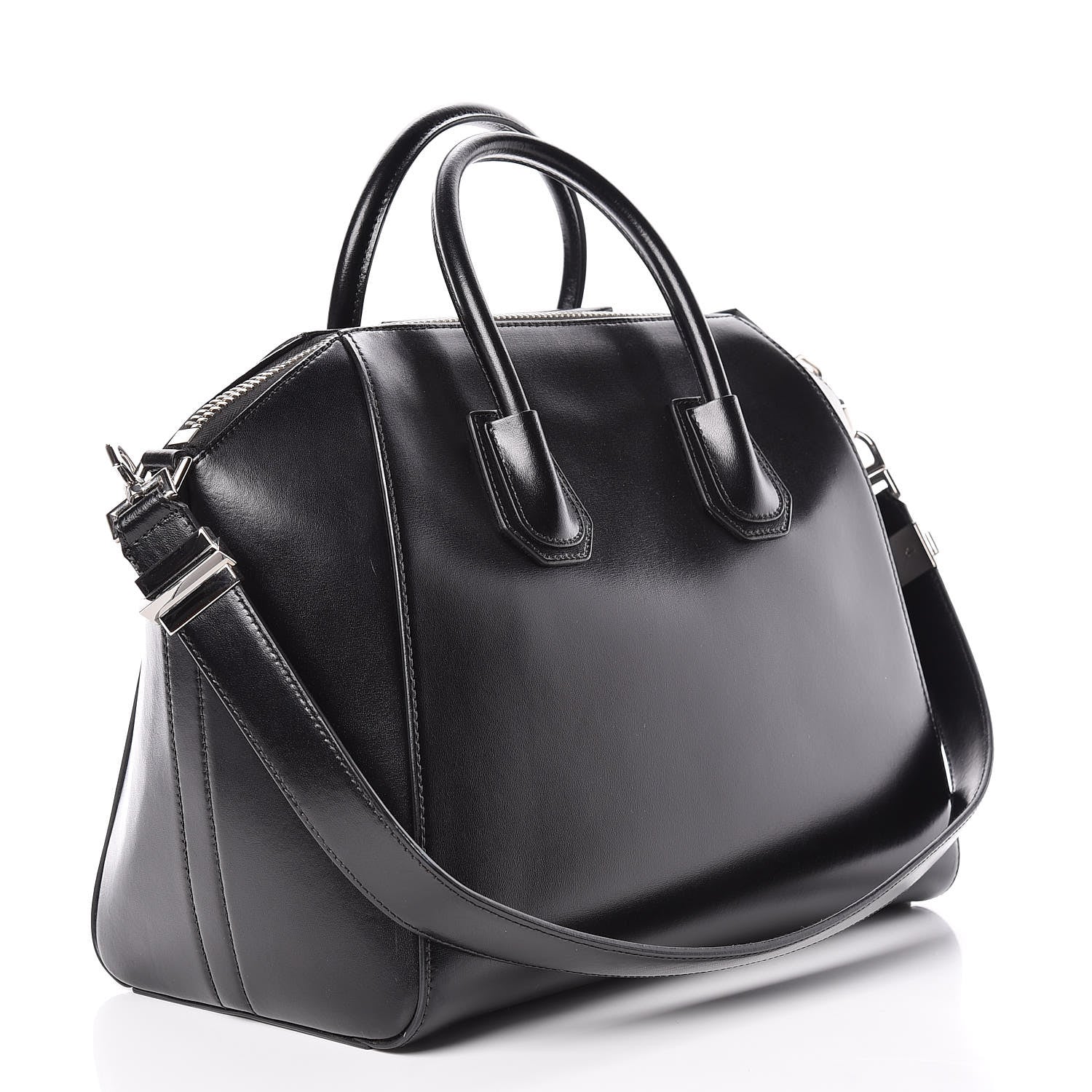 Givenchy Shiny Lord Calfskin Medium Antigona Black 3 of 18