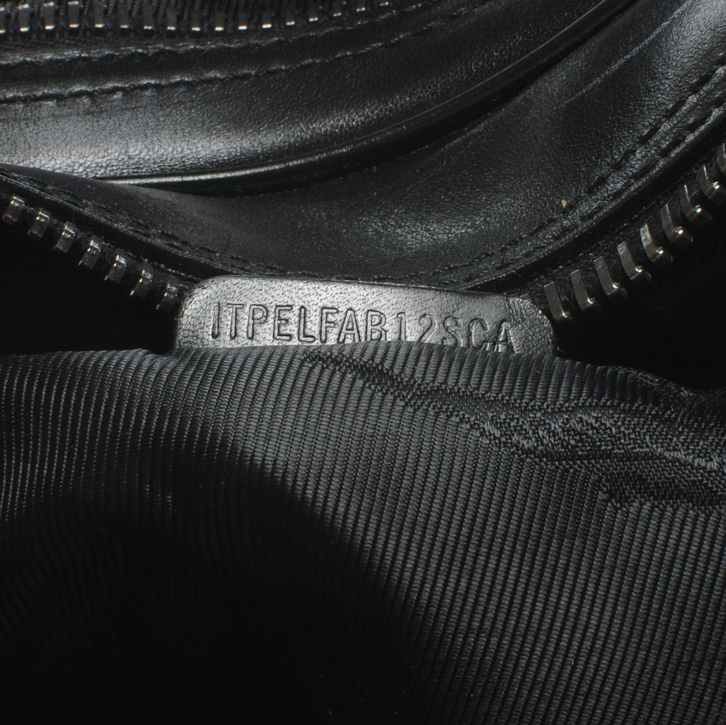 Prorsum Calfskin Studded Knight Satchel Black
