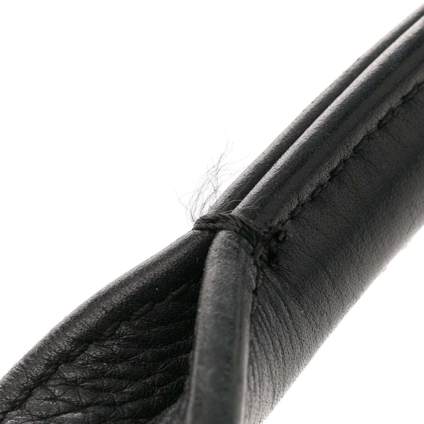 Pebbled Lambskin Rockie Black Pale Gold Hardware