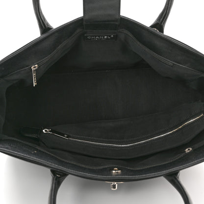 Chanel Calfskin Cerf Executive Shopper Tote Black 5 of 12