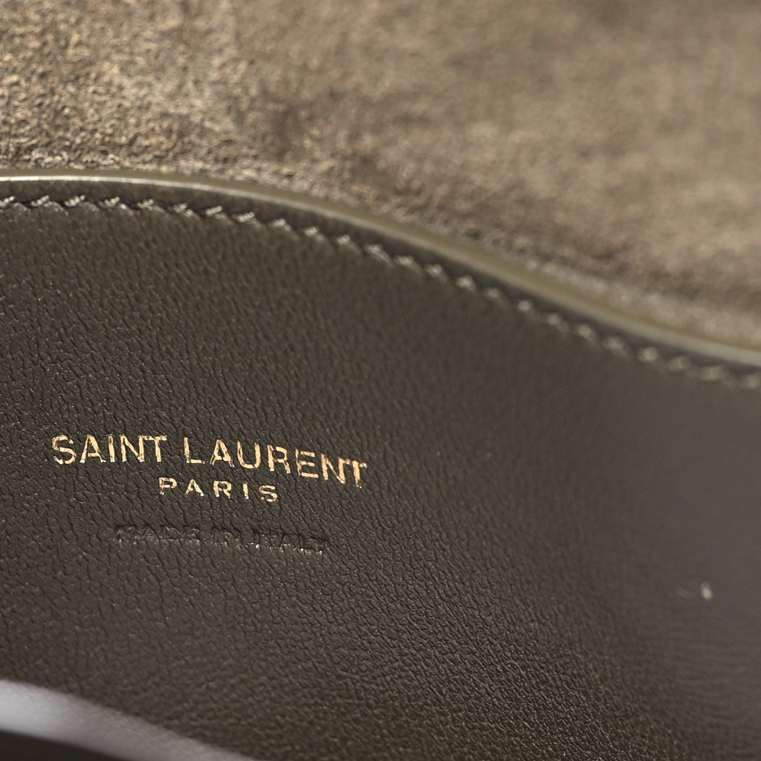 Saint Laurent Lambskin Pochon Shoulder Bag Light Musk 6 of 10