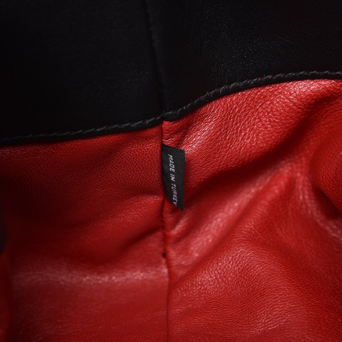 Nappa Bucket Bag Black