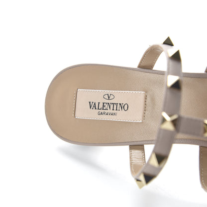 Valentino Garavani Nappa Rockstud 50mm Cage Mules 40 Black Poudre 7 of 9