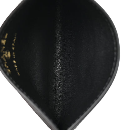 Chanel Calfskin Lizard Embossed Card Holder Black 5 of 8