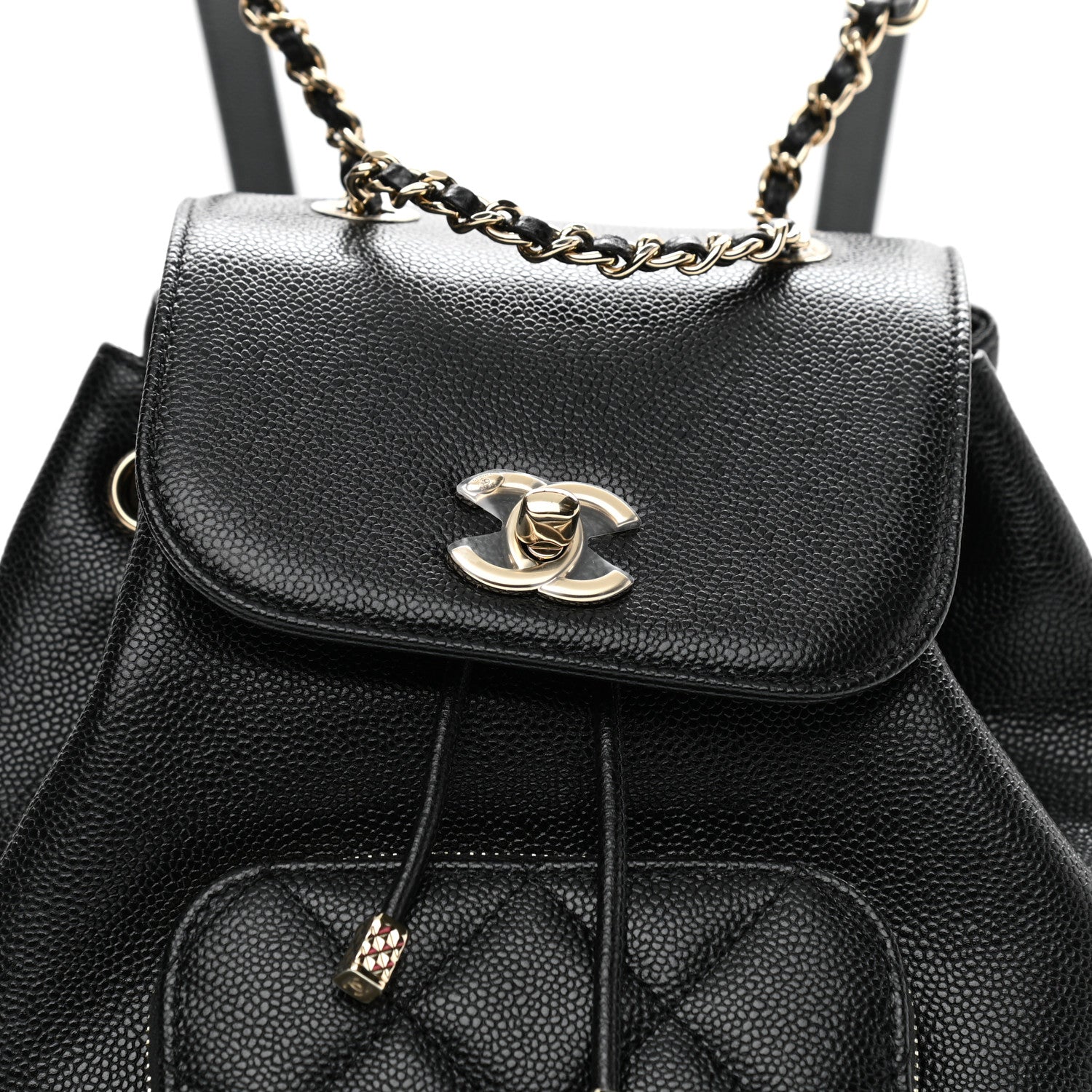 Chanel Caviar Quilted Mini Business Affinity Backpack Black 8 of 11
