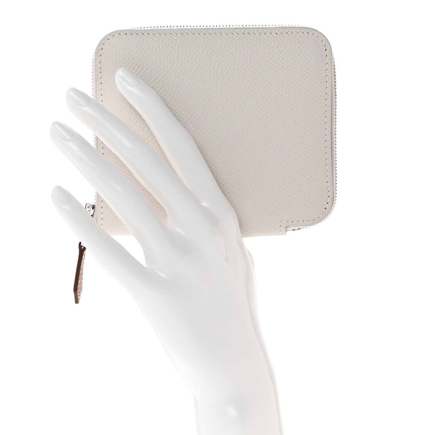 Epsom Silk'In Compact Wallet New White