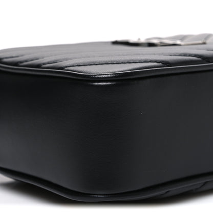 Saint Laurent Calfskin Matelasse Monogram Lou Camera Bag Black 9 of 10