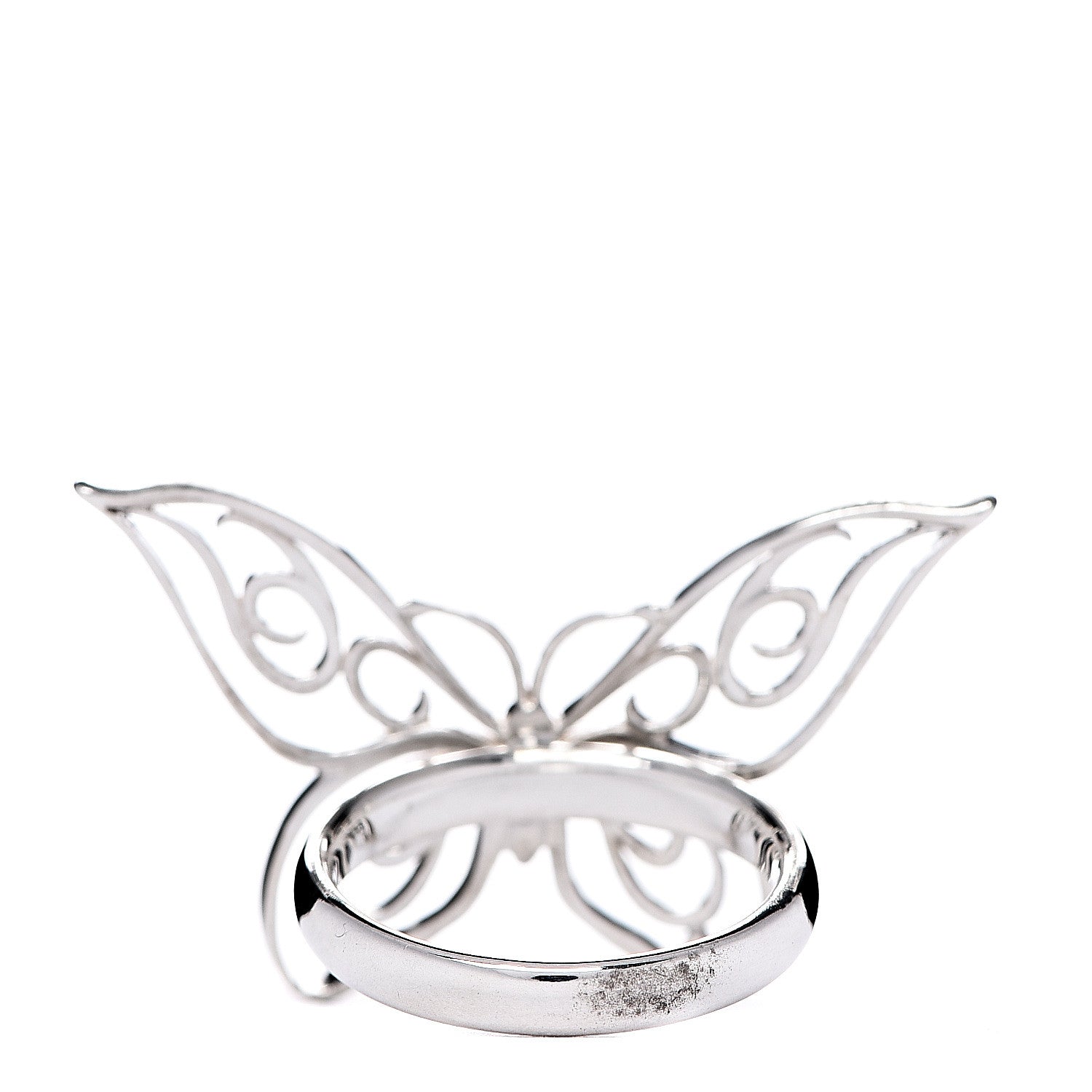 Tiffany Sterling Silver Butterfly Ring 49 4.75 4 of 5