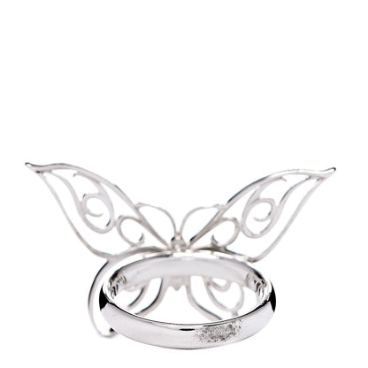 Tiffany Sterling Silver Butterfly Ring 49 4.75 4 of 5
