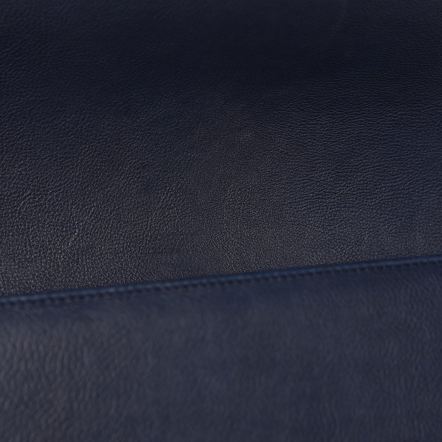 Chanel Calfskin Double Stitch New Medium Boy Flap Navy Blue 9 of 13