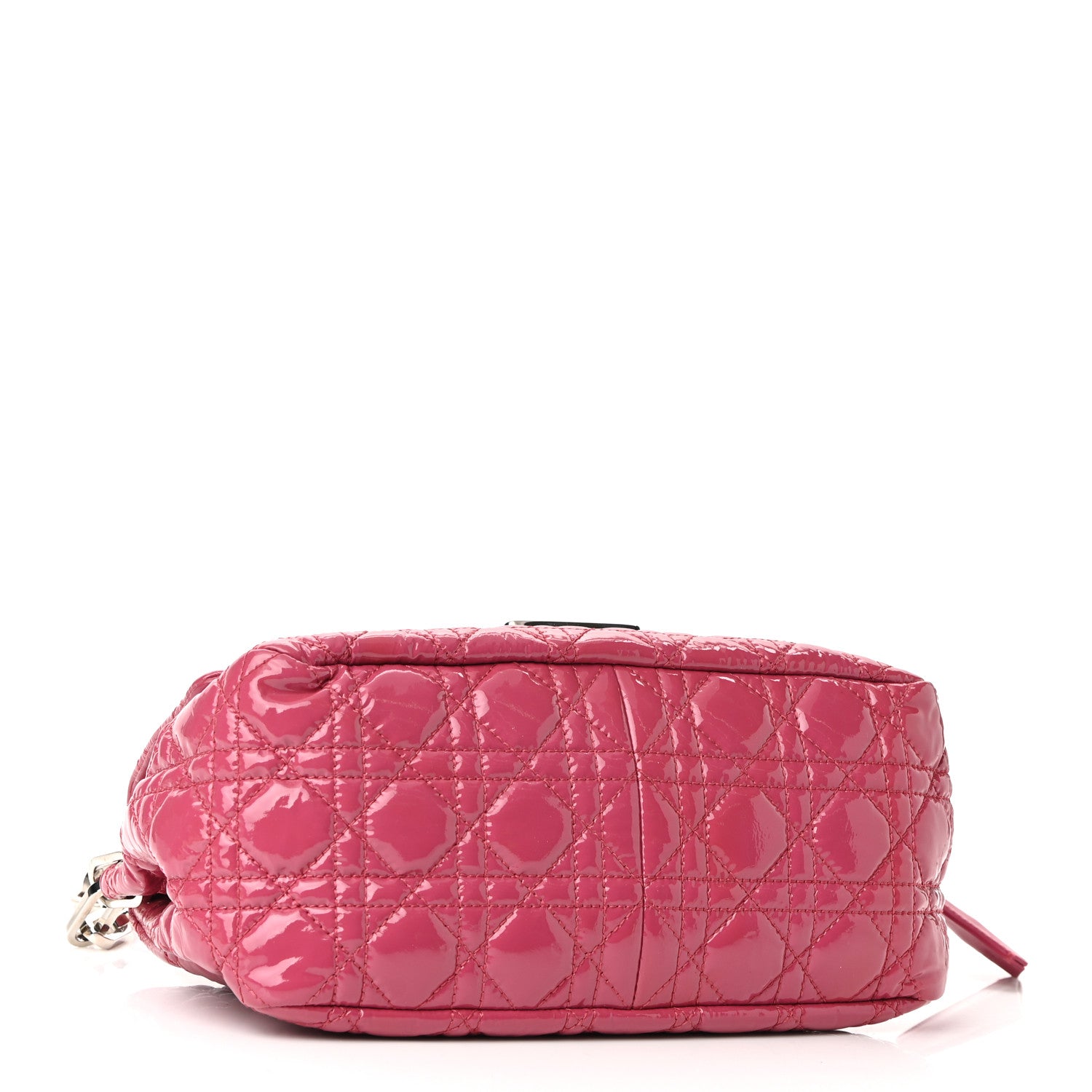 Christian Dior Patent Cannage New Lock Flap Pink 3 of 8