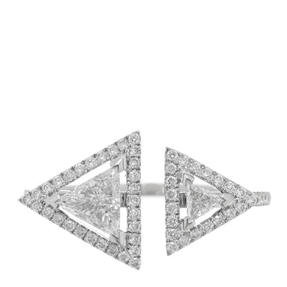 Messika 18K White Gold Diamond Thea Toi Moi Ring 50 5.5 1 of 4