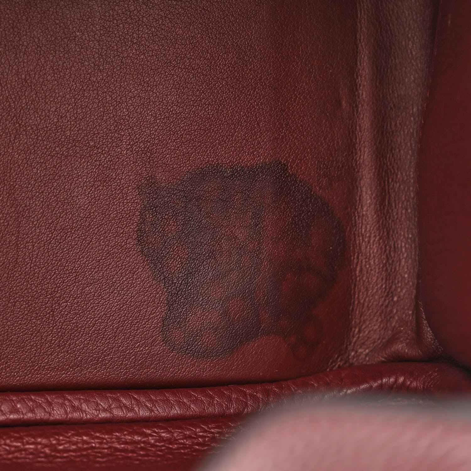 Hermes Taurillon Clemence Lindy 26 Bordeaux 7 of 11