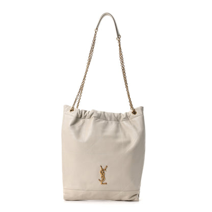 Saint Laurent Lambskin Matelasse Monogram Medium Jamie 4.3 Pochon Crema Soft 1 of 11