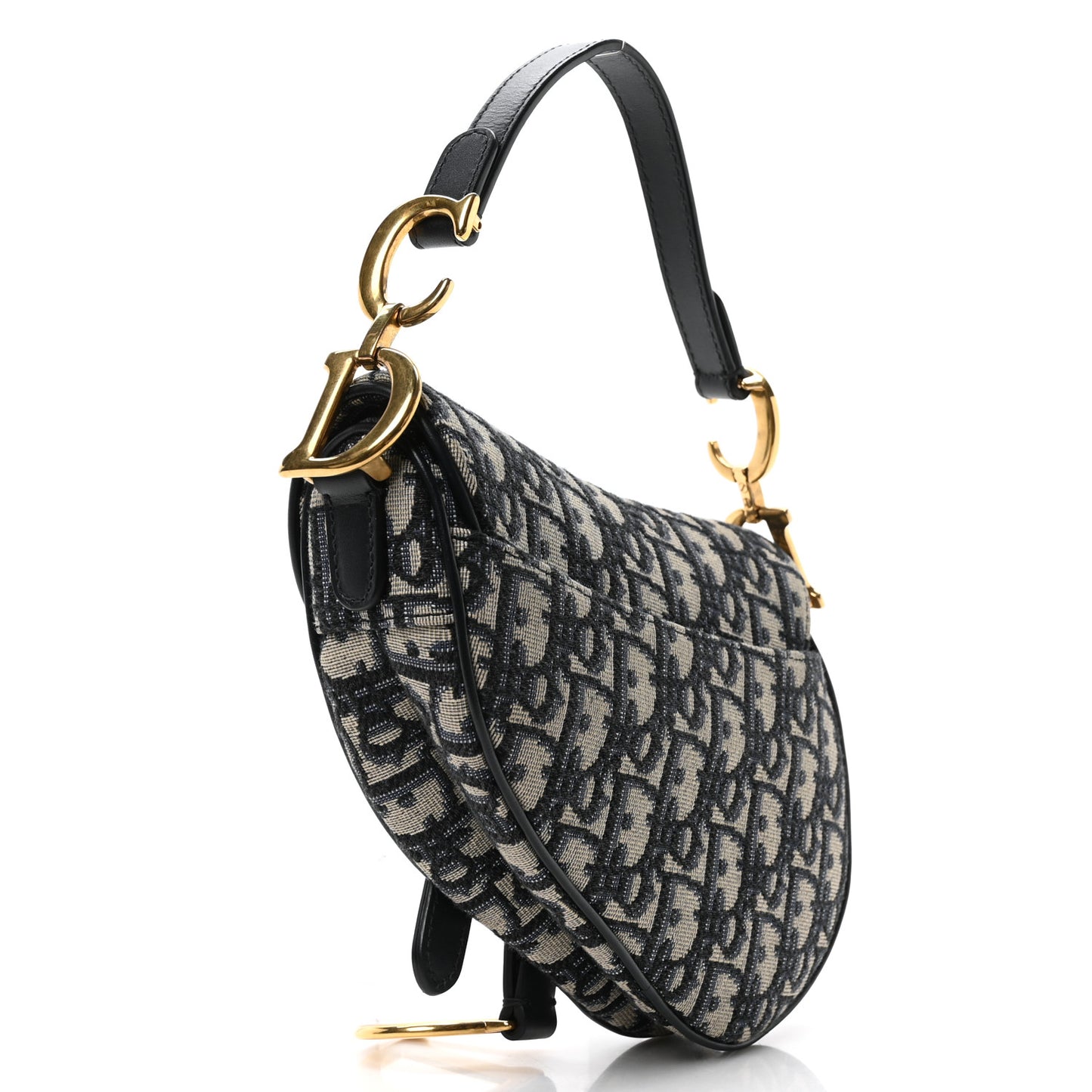Oblique Mini Saddle Bag Blue