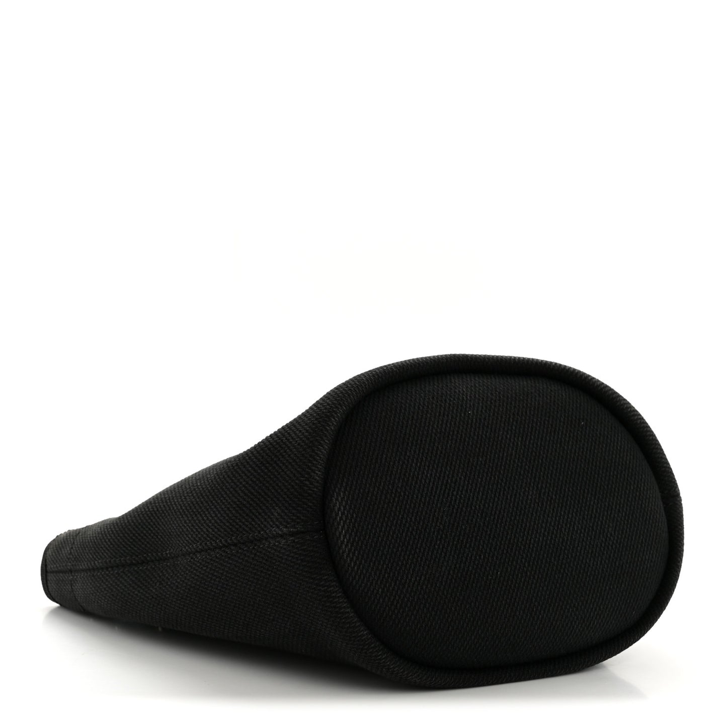 Canvas Deauville Drawstring Bucket Bag Black