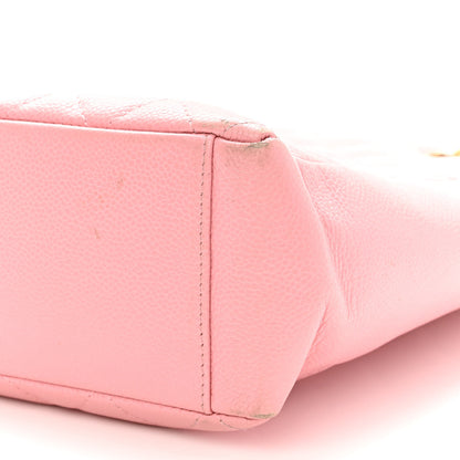 Chanel Caviar Quilted Petit Shopping Tote PST Pink 10 of 10
