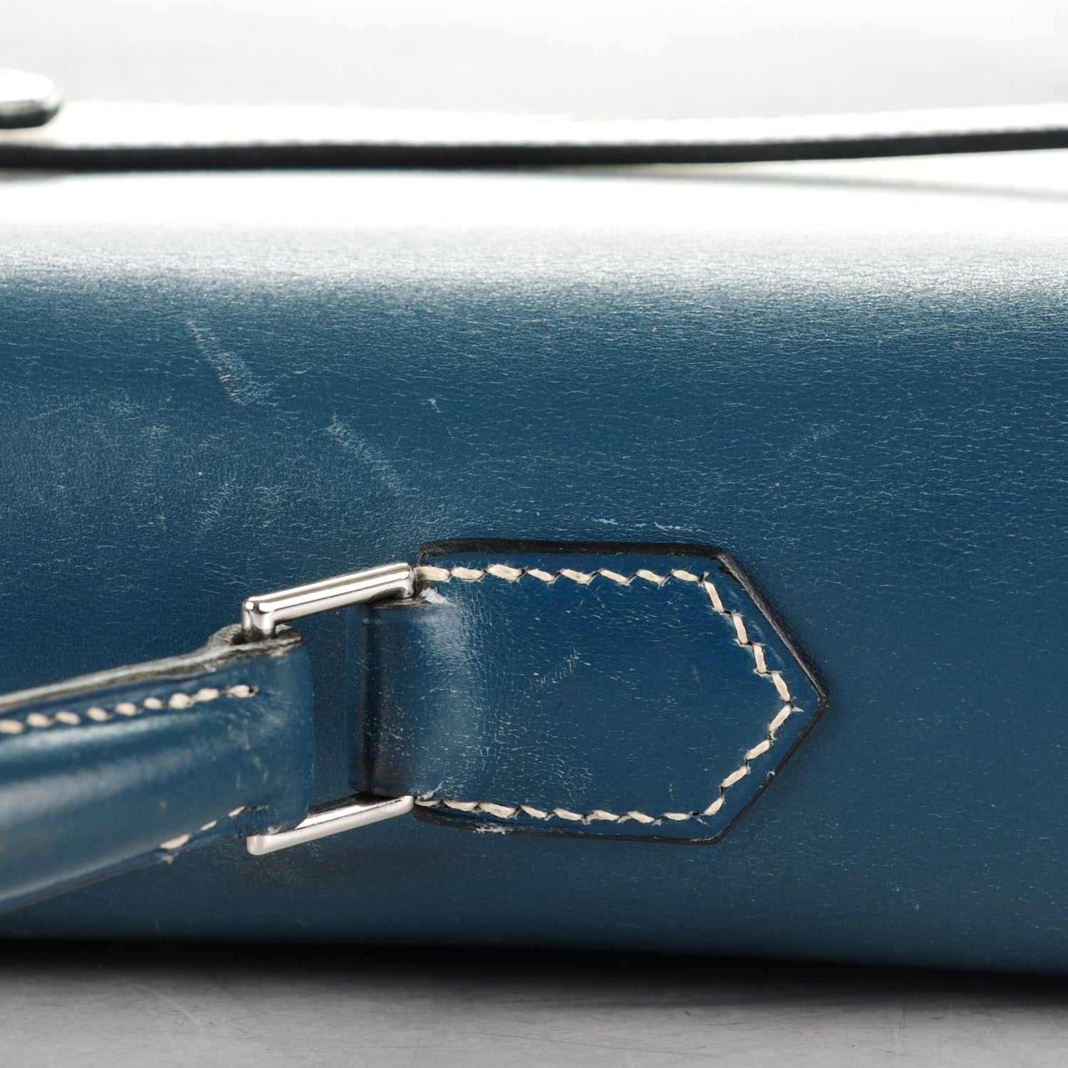 Hermes Box Kelly Depeche 38 Bleu Thalassa 17 of 34