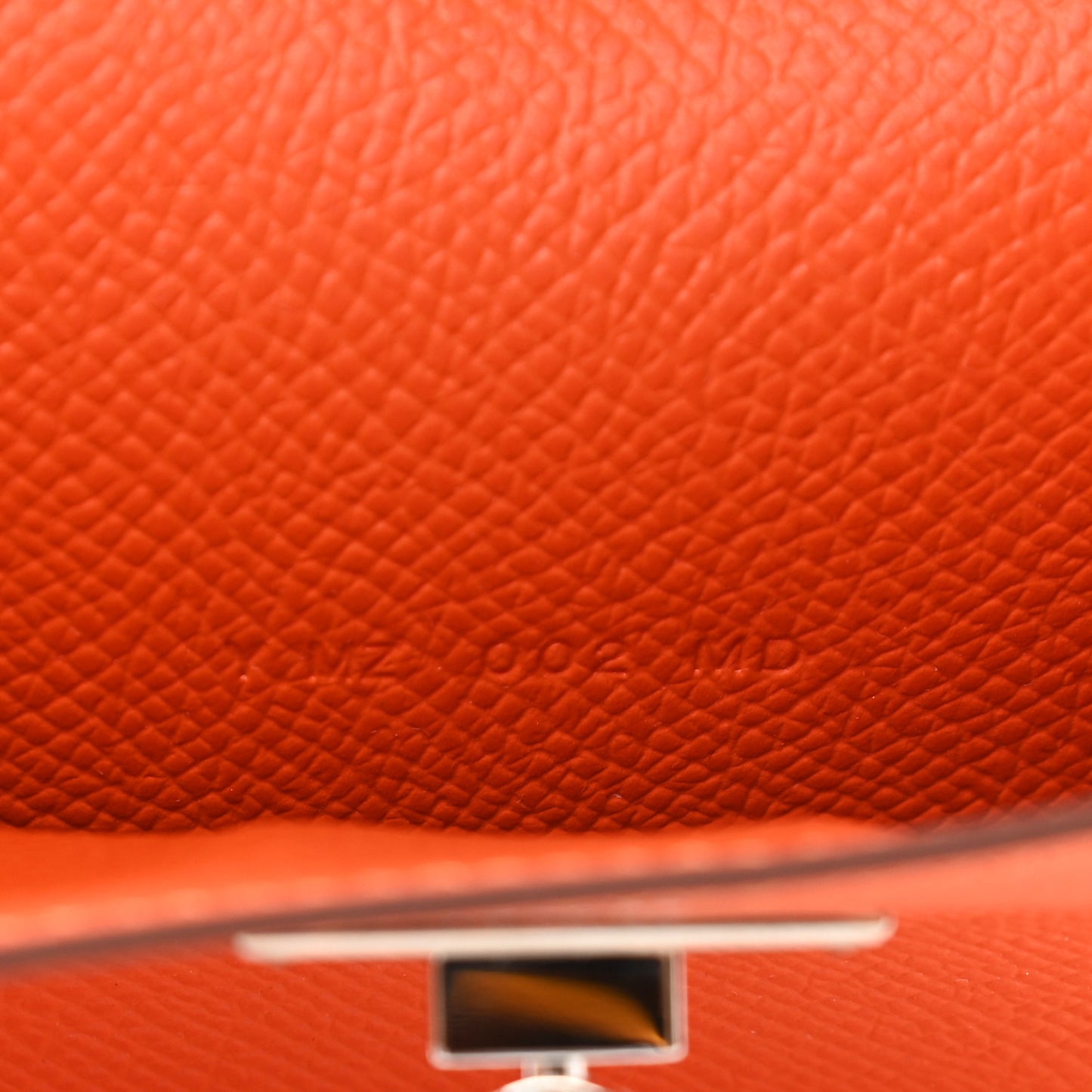Epsom Kelly Pocket Compact Wallet Orange Poppy