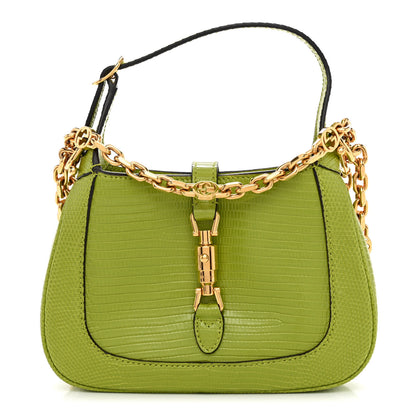 Gucci Lizard Mini Jackie 1961 Green 1 of 9
