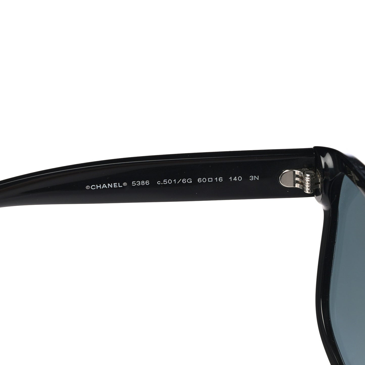 Acetate Butterfly CC Sunglasses 5386 Black