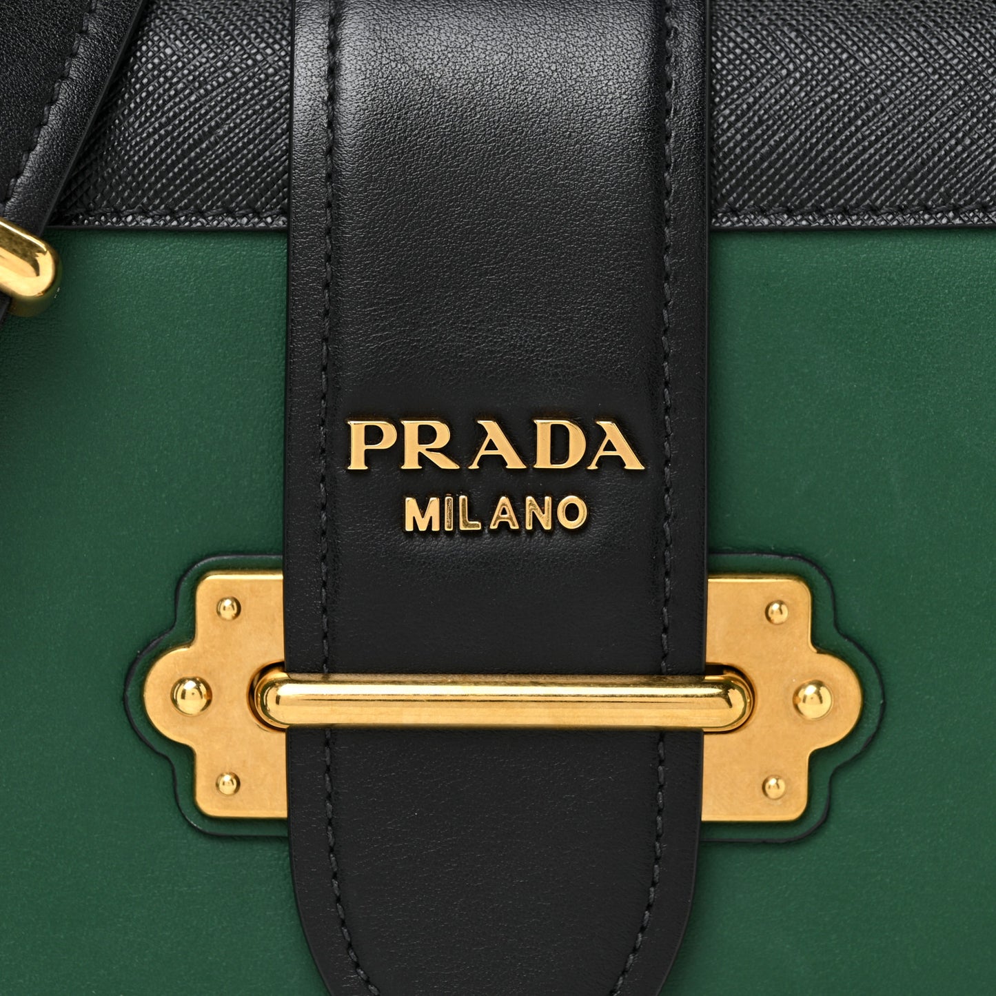 City Calf Saffiano Cahier Bag Biliardo Black