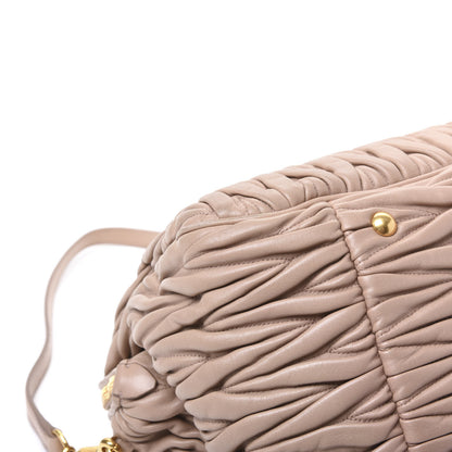 Miu Miu Nappa Matelasse Top Handle Bag Cammeo 8 of 10