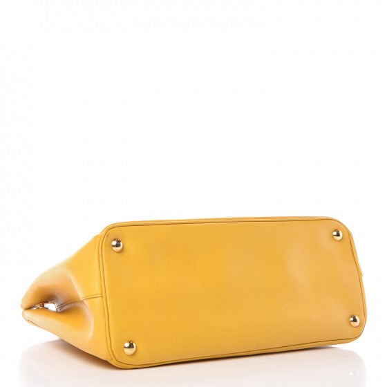 Prada Saffiano Lux Parabole Tote Mimosa 4 of 19