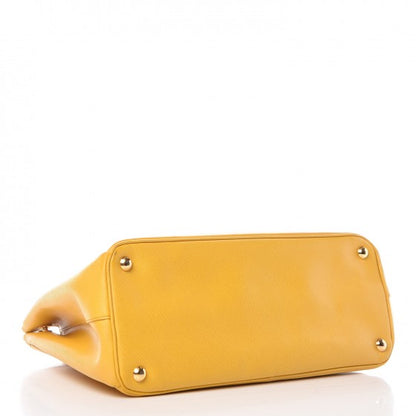 Prada Saffiano Lux Parabole Tote Mimosa 4 of 19