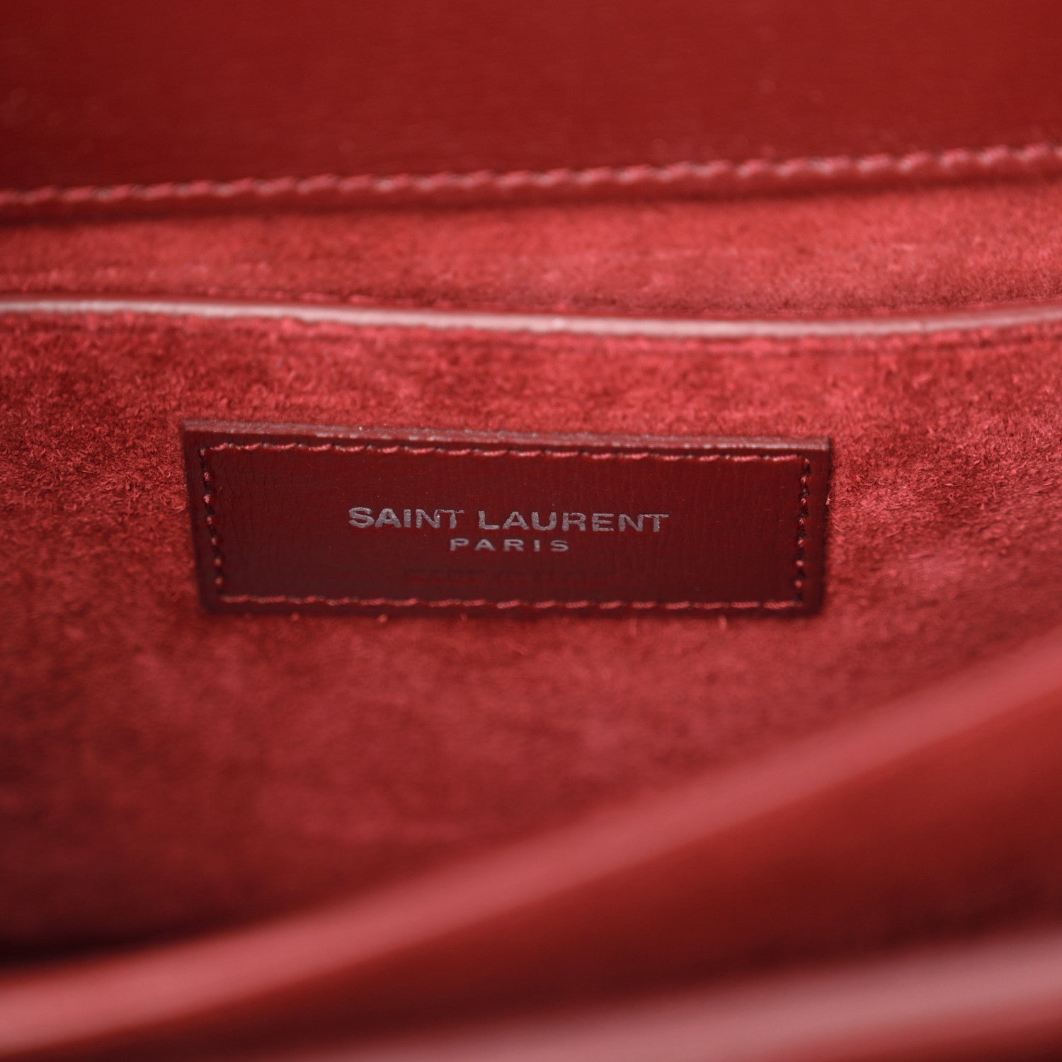 Saint Laurent Calfskin Medium Monogram Sunset Pallisandre 6 of 11