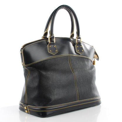 Louis Vuitton Suhali Lockit MM Black 3 of 7