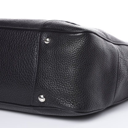Prada Vitello Daino Braided Hobo Black 9 of 12