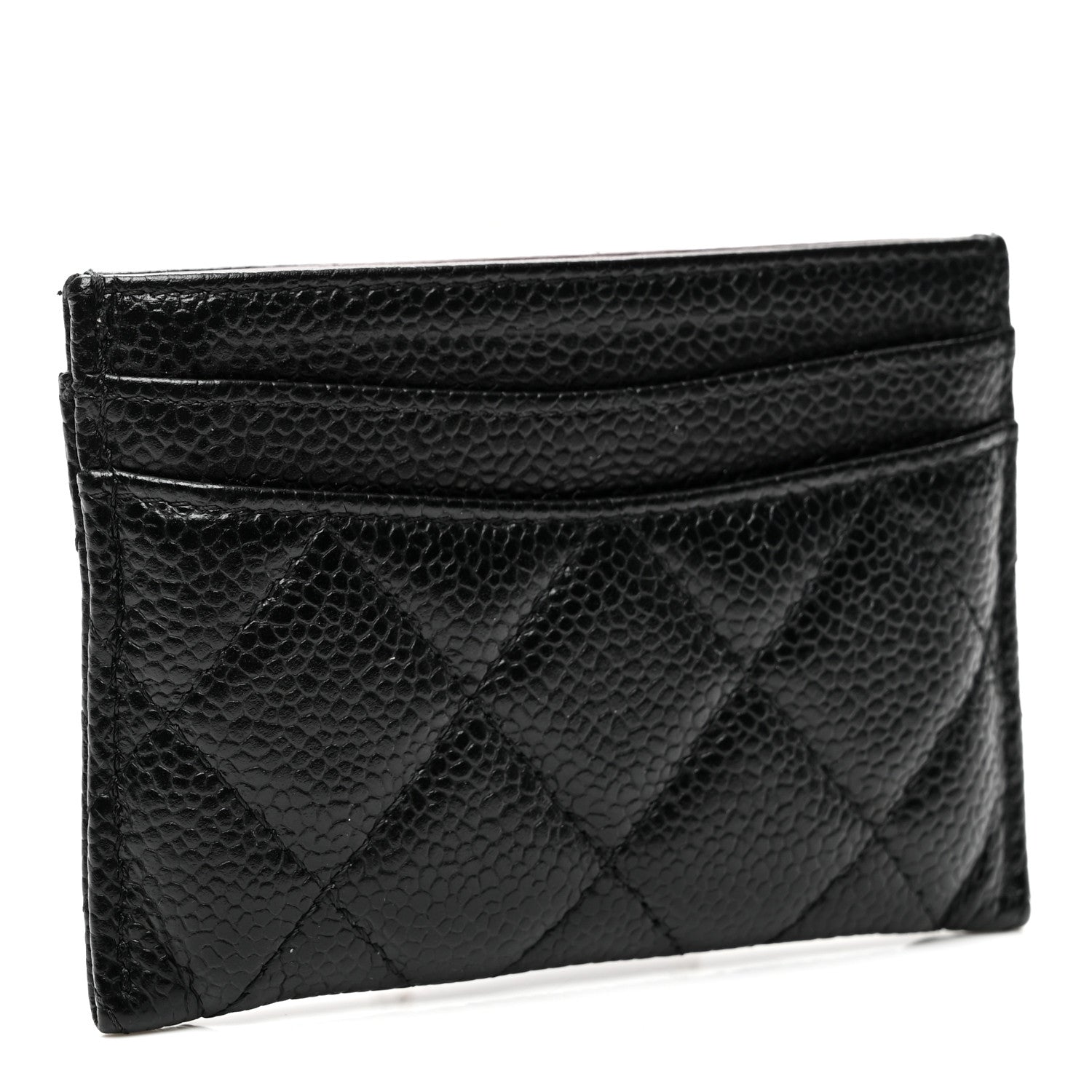 Chanel Caviar Quilted Card Holder Black 3 of 9