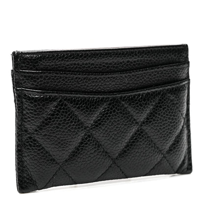 Chanel Caviar Quilted Card Holder Black 3 of 9