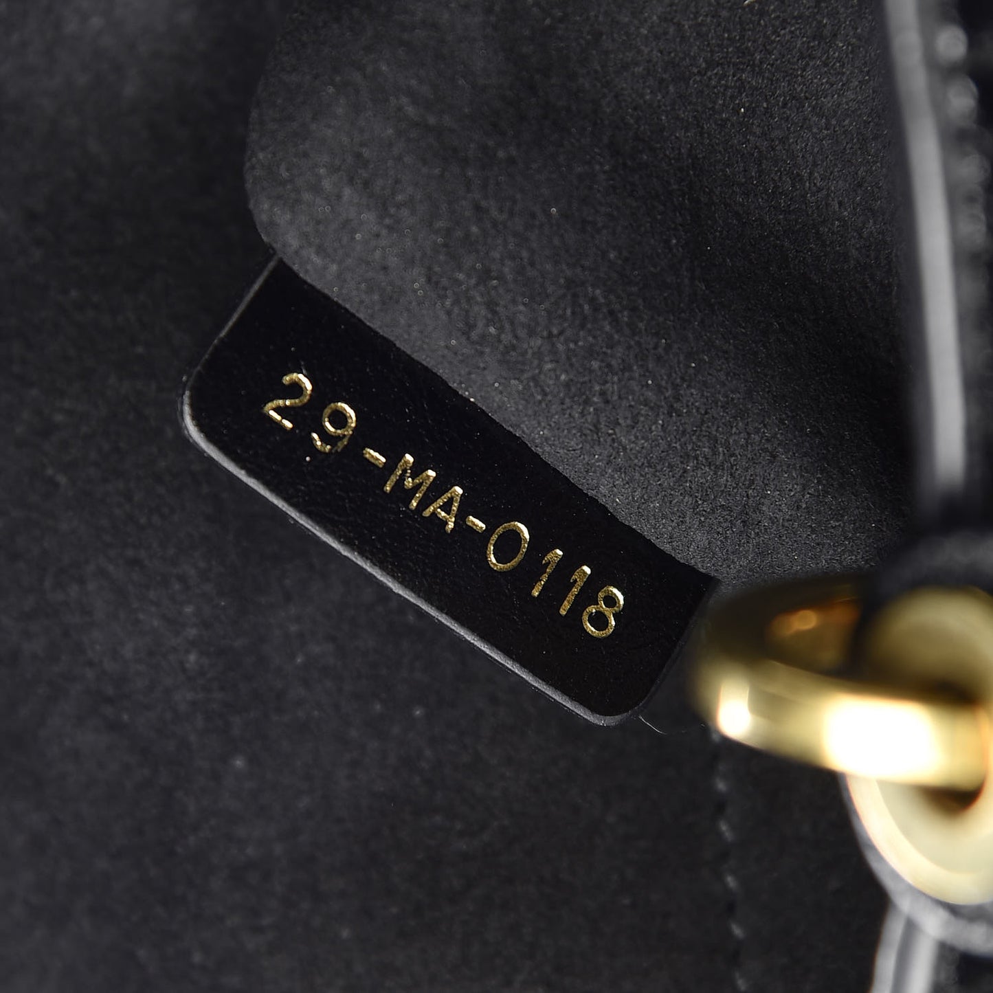 Crinkled Patent Cannage Small Lucky Badges My Lady Dior Black