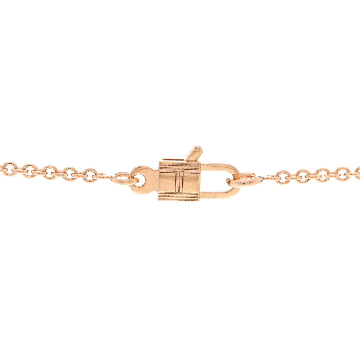 18K Rose Gold Black Spinel Birkin Pendant Necklace