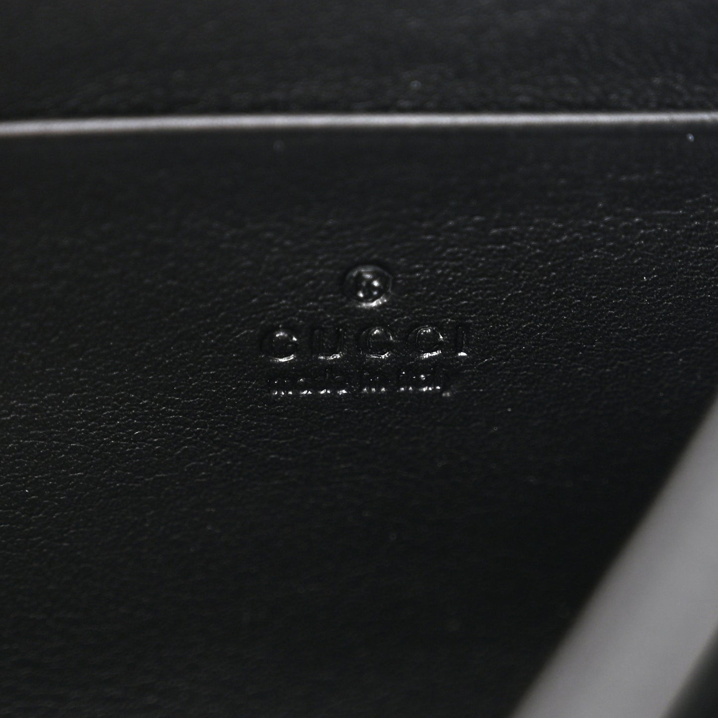 Velvet GG Monogram Mini Dionysus Chain Wallet Black